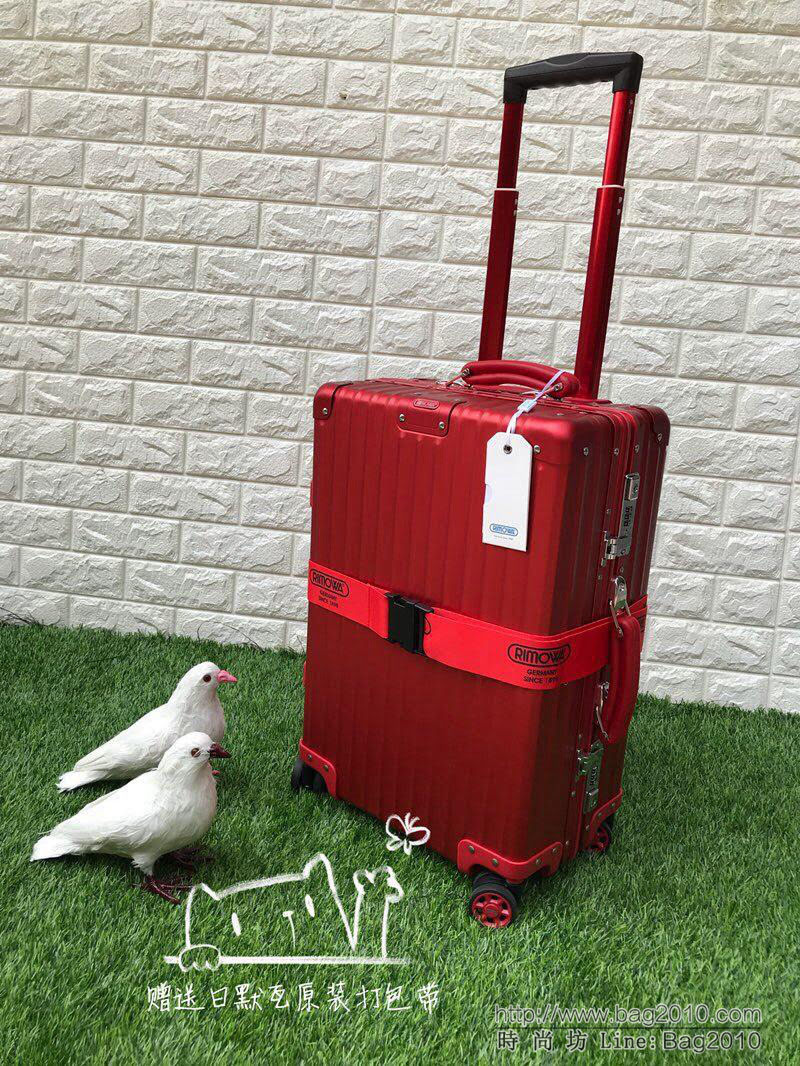 RIMOWA日默瓦 拉箱/拉杆箱 Classic flight 系列 全鋁鎂合金 8016復古款 高級手工坊精品 20寸登機箱  xbt1118